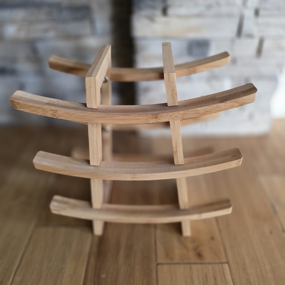 Asian Accent Wine Rack. Wooden Wine Rack